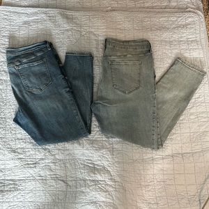 Old Navy Rockstar Super Skinny Jeans 16 Short 2 Pair